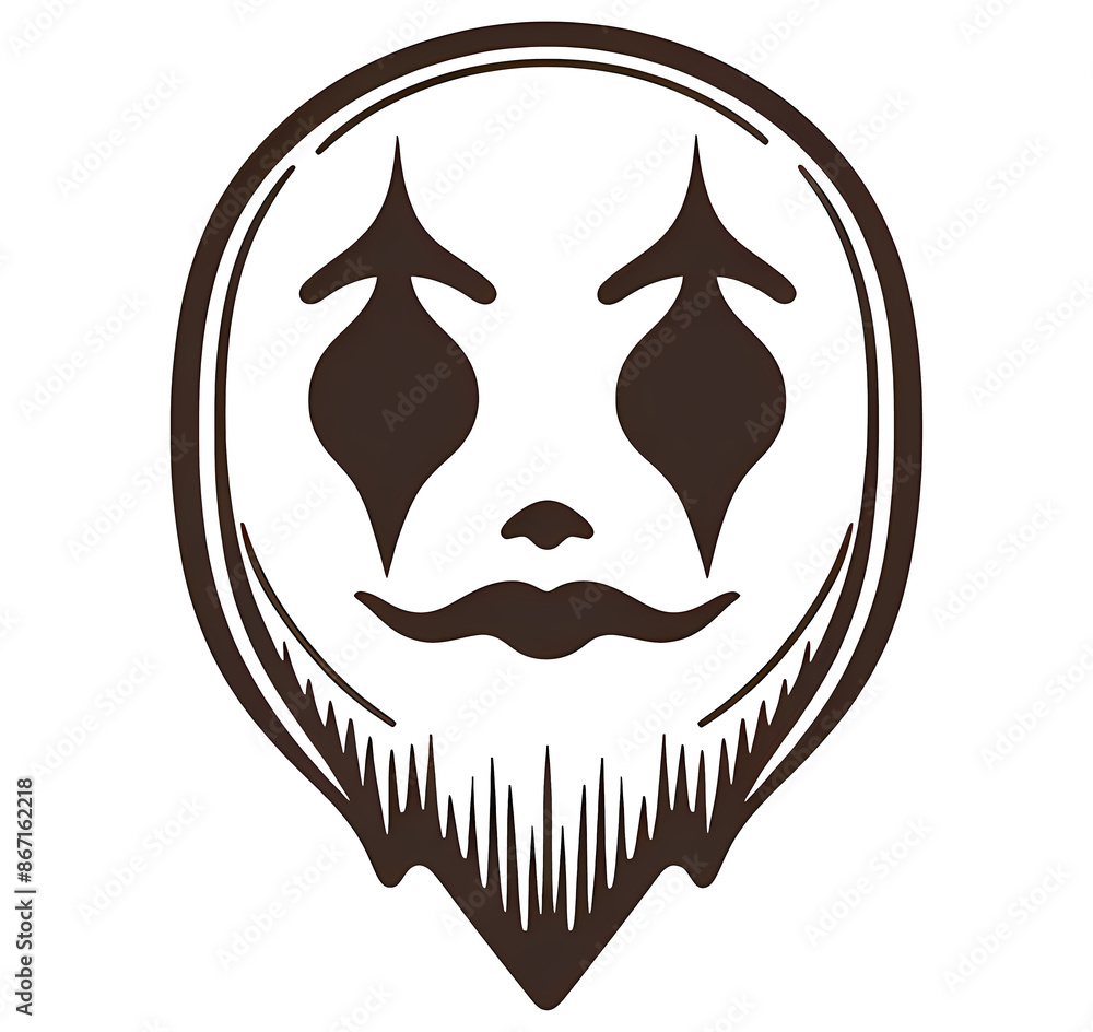 host round face simple sketch. simple spooky halloween artwork. creepy element illustration. host round face simple sketch. simple spooky halloween artwork. creepy element illustration.