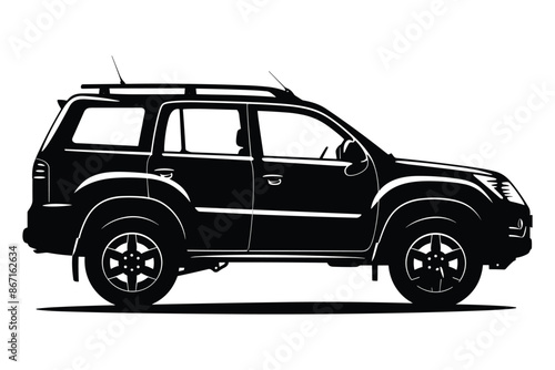 SUV car silhouette