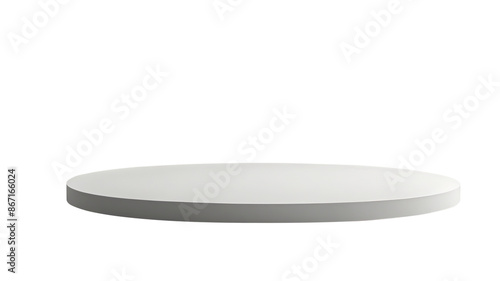 photo of display podium on transparent background (PNG) template isolate