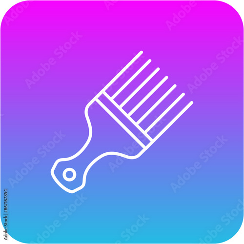 Afro comb Icon