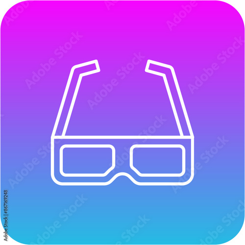 3d glasses Icon