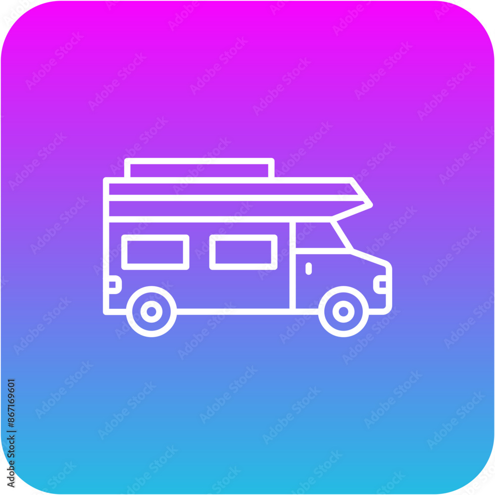 Motor home Icon Motor home Icon