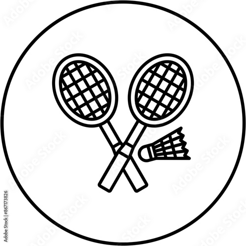 Badminton Icon