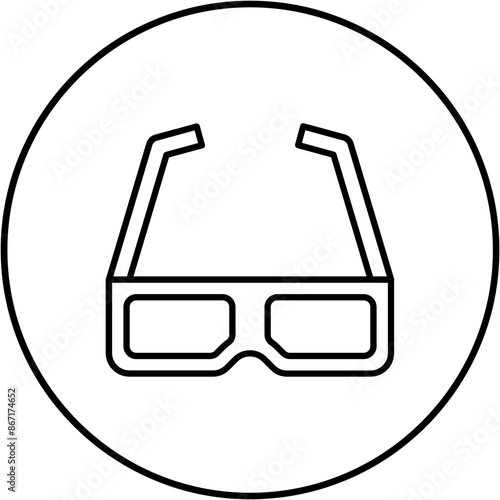 3d glasses Icon