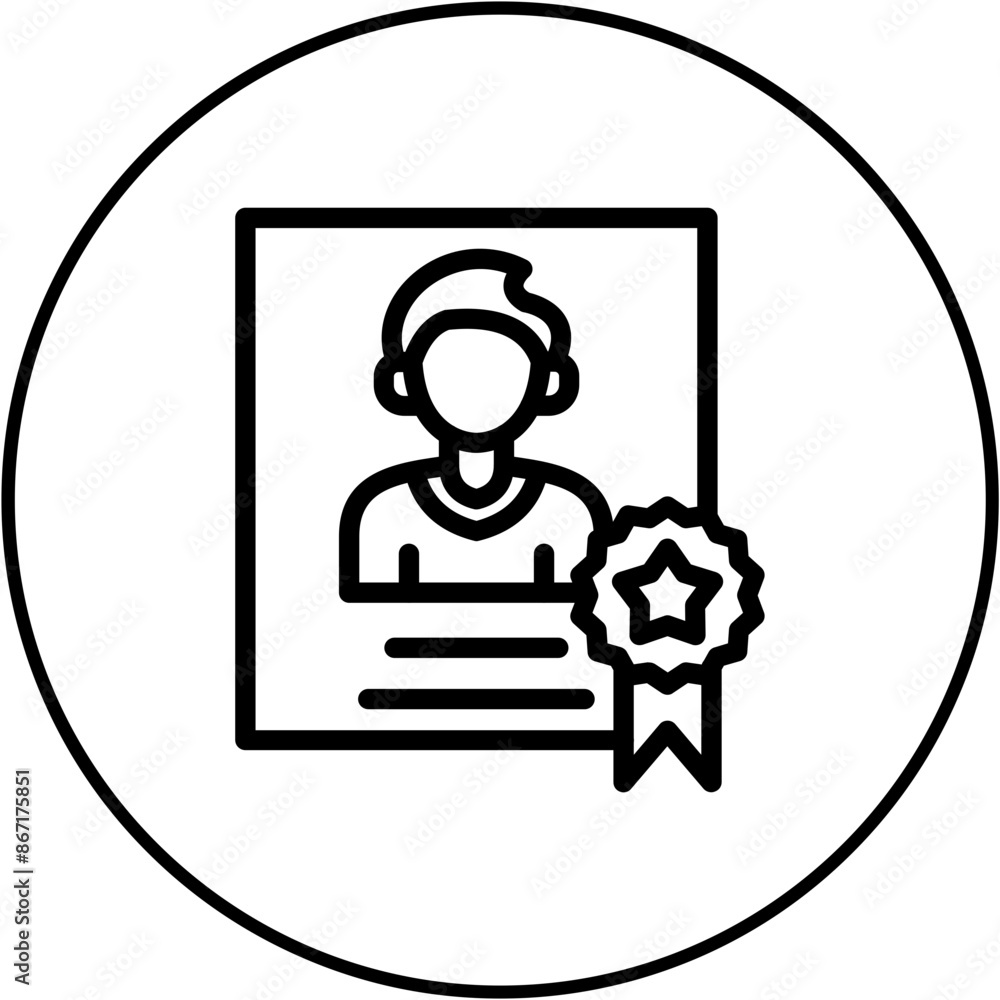 Certificate Icon Certificate Icon