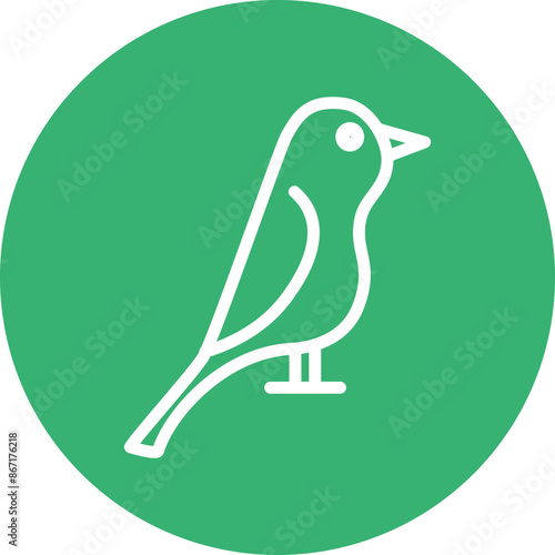 Canary Line White Circles Multicolors