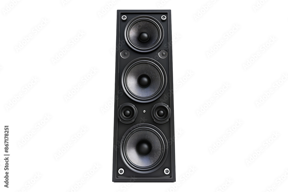 Fototapeta premium Speaker isolated on white background