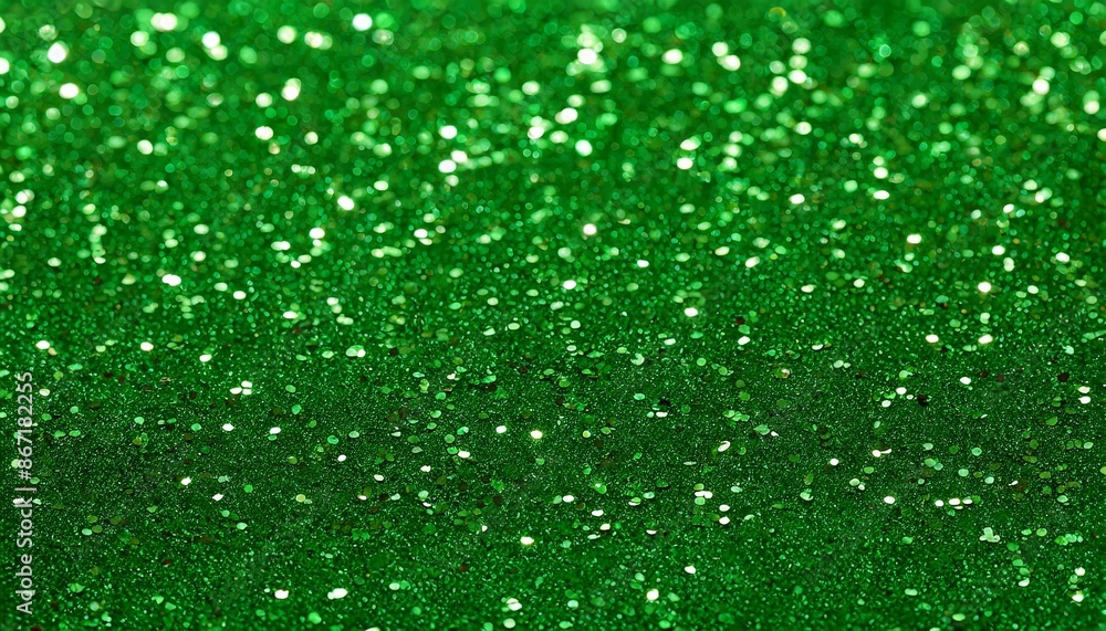 Festive Glow: Green Sparkle Confetti Texture for Christmas Festive Glow: Green Sparkle Confetti Texture for Christmas
