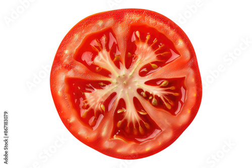 Wallpaper Mural Tomato slice isolated on transparent background Torontodigital.ca