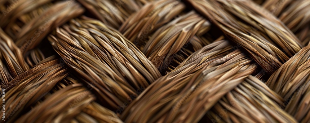 A high-definition image of a detailed, woven basket texture with natural fibers and intricate patterns, creating a rich and tactile abstract texture. A high-definition image of a detailed, woven basket texture with natural fibers and intricate patterns, creating a rich and tactile abstract texture.