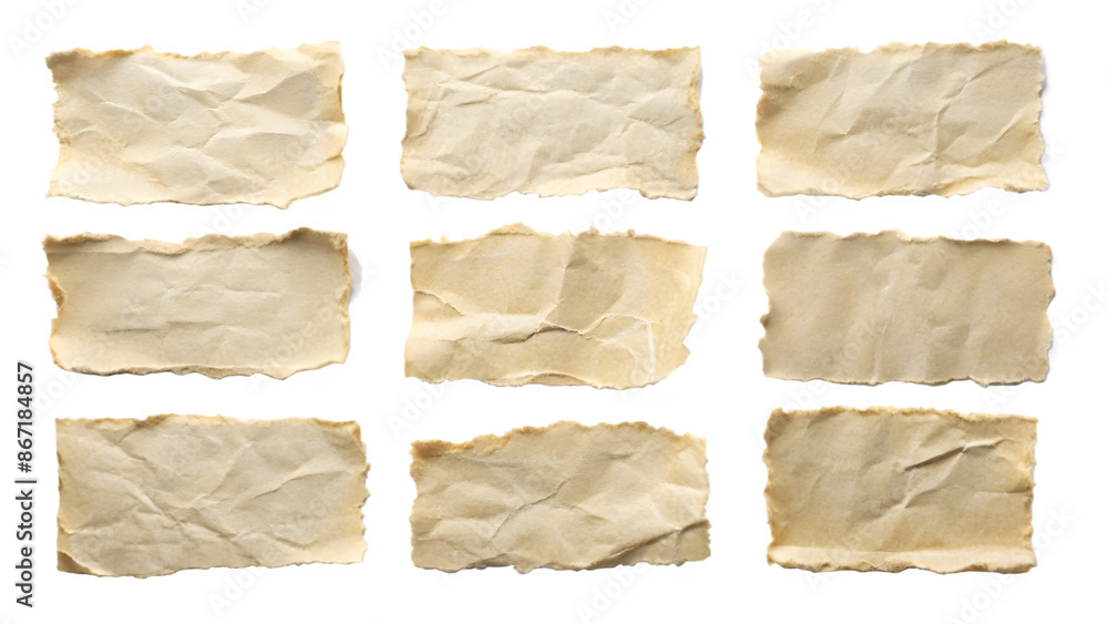 Obraz premium realistic torn paper edges, torn paper