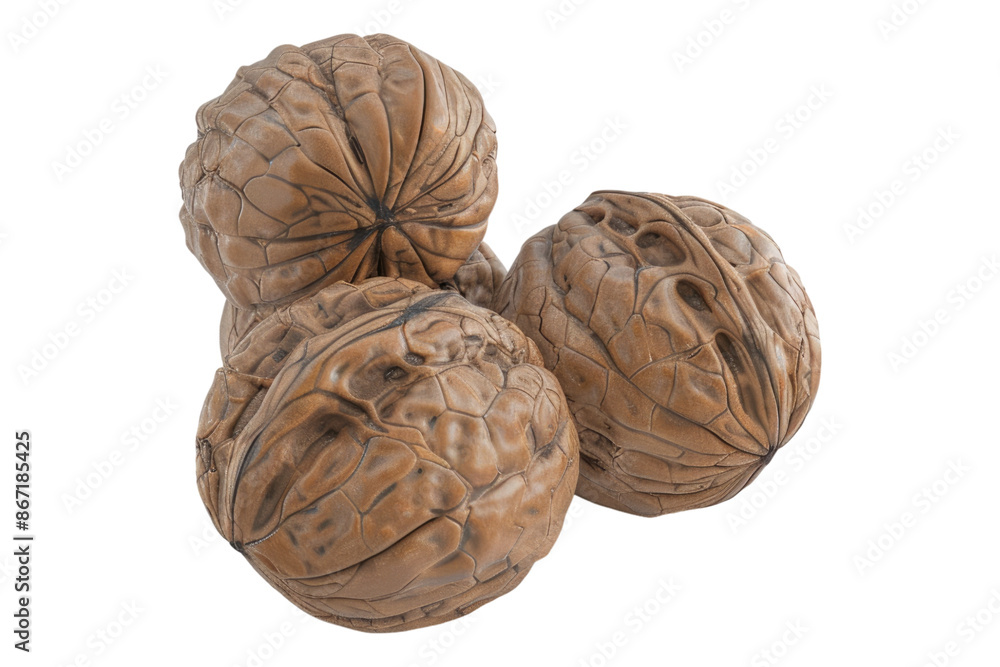Walnuts isolated on white background Walnuts isolated on white background