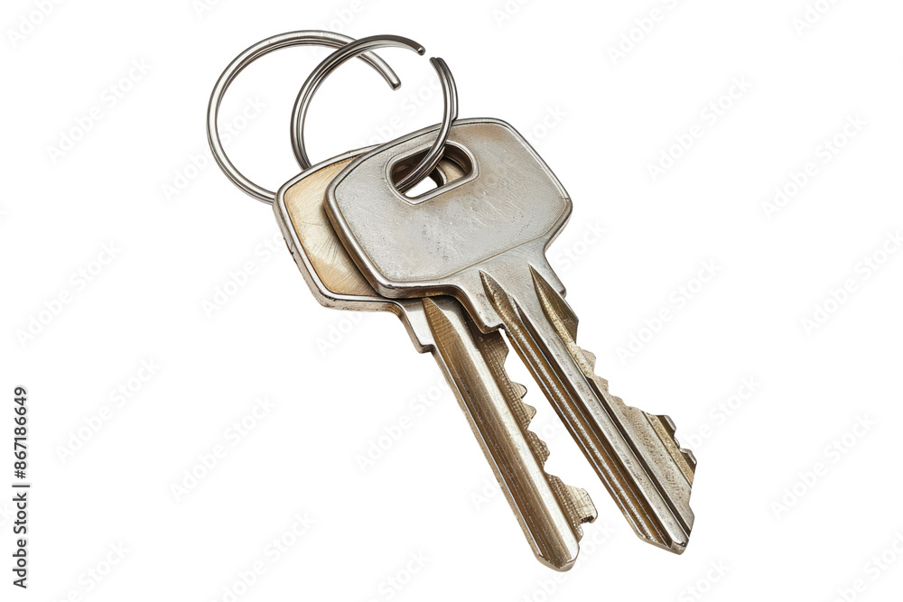 Key for new house isolated on transparent background Key for new house isolated on transparent background