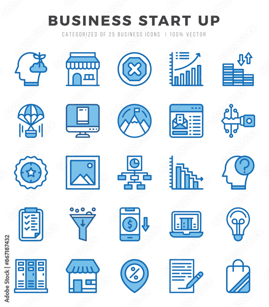 Business Start Up icons set for website and mobile site and apps. Business Start Up icons set for website and mobile site and apps.