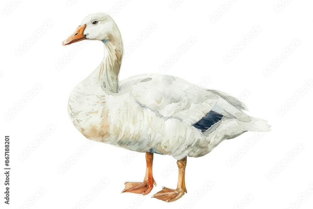 Duck on White Background Duck on White Background