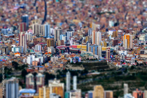 Fotografía Hernando Siles Stadium of La Paz Bolivia