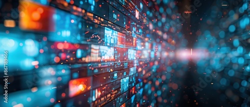 Digital art depicting AI editing multi-camera footage for coherent views, AI-powered video editing, multi-angle synchronization
