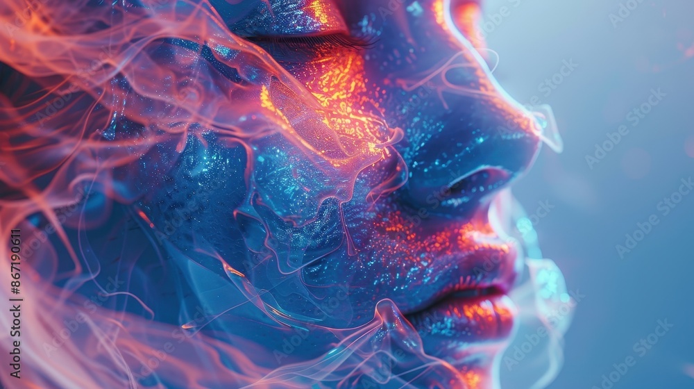 AI autonomously generating conceptual art pieces, Autonomous creativity, avant-garde visual exploration AI autonomously generating conceptual art pieces, Autonomous creativity, avant-garde visual exploration