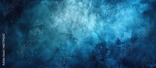 Abstract blue background with a grungy texture