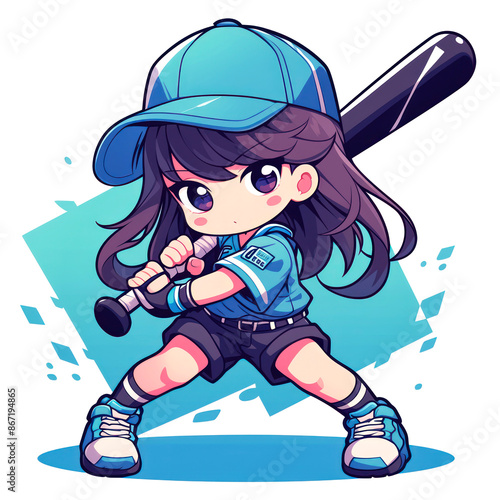 girl and boy hold baseball bat style vector