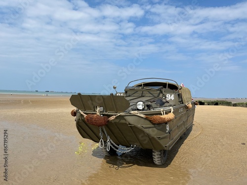 arromanches les bain plage du débarquement photo