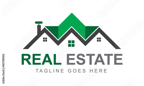 Real estate logo design template. Real estate. Property logo. Property logo templates.