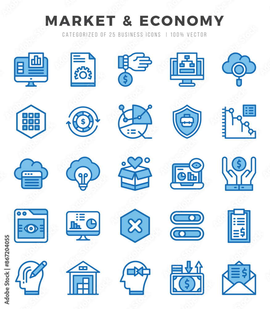 Market & Economy Icon Bundle 25 Icons for Websites and Apps Market & Economy Icon Bundle 25 Icons for Websites and Apps