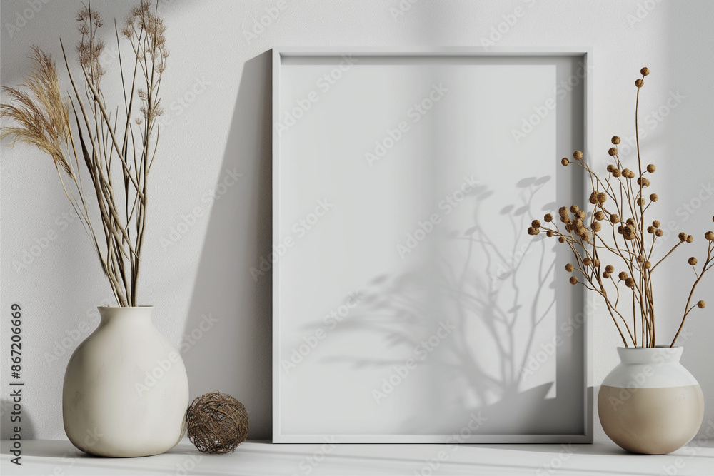 Frame mockup, ISO A paper size. Home Office wall poster mockup. Interior mockup with office background. Modern interior design. Frame mockup, ISO A paper size. Home Office wall poster mockup. Interior mockup with office background. Modern interior design.