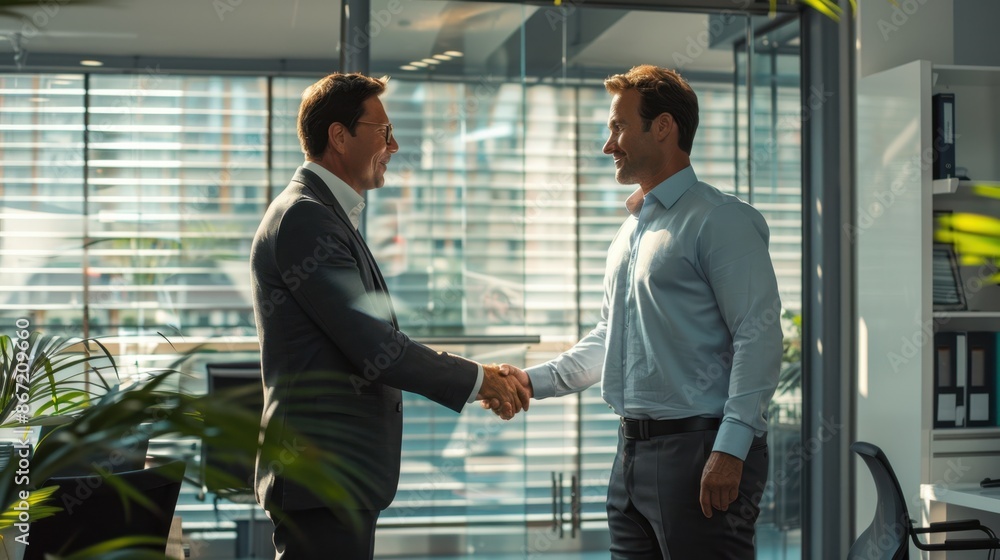 The business handshake deal The business handshake deal