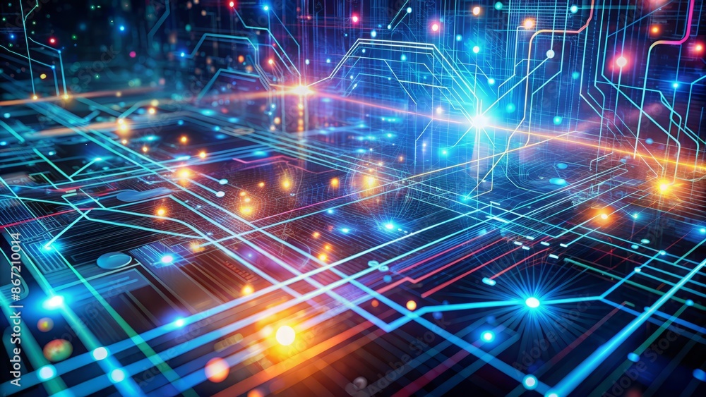 This is an image of a circuit board. This is an image of a circuit board.
