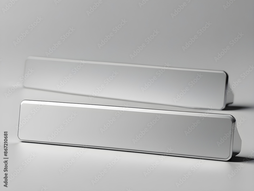 minimal blank search bar on silver background. minimal blank search bar on silver background.