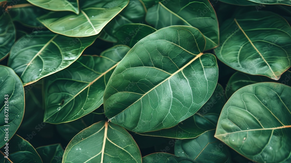 Abstract natural floral Green tropical plant close-up background Abstract natural floral Green tropical plant close-up background