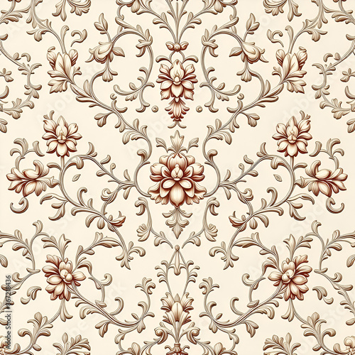 seamless pattern with flowers