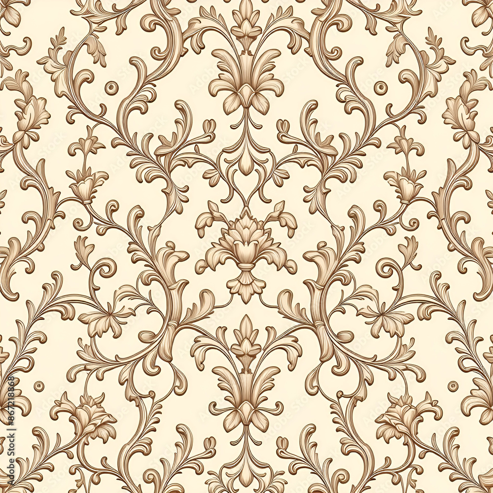 seamless damask pattern seamless damask pattern