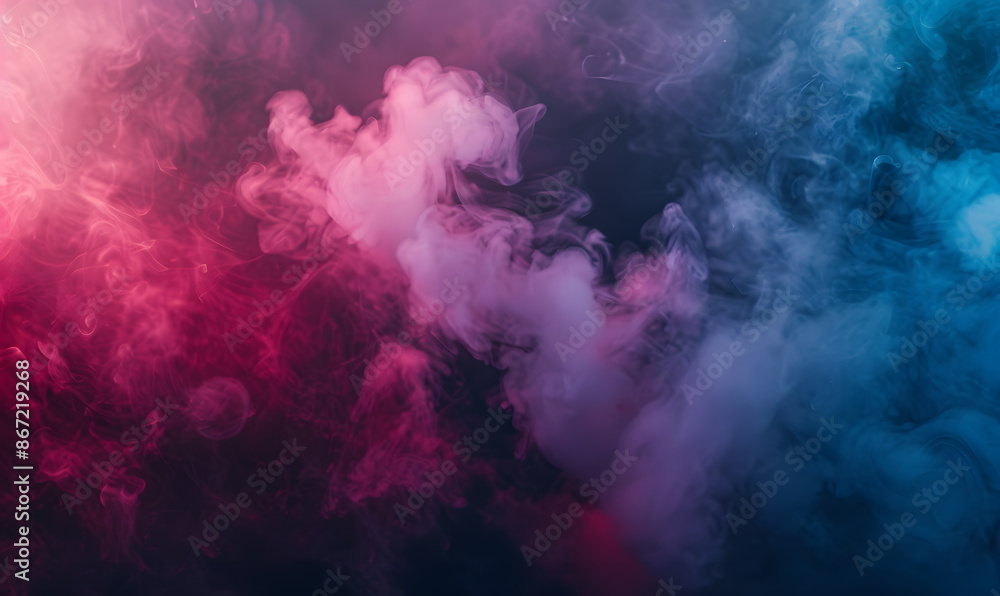 Abstract white smoke or steam swirls Abstract white smoke or steam swirls
