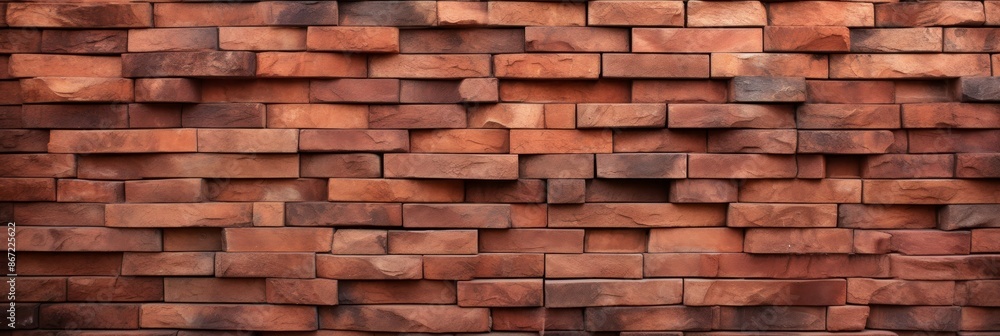 Brick Material Structure Background - Generative AI Brick Material Structure Background - Generative AI