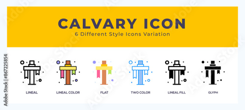 Calvary icon for web. mobile apps and ui.