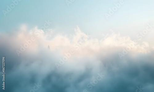 the vast sky and beautiful atmosphere