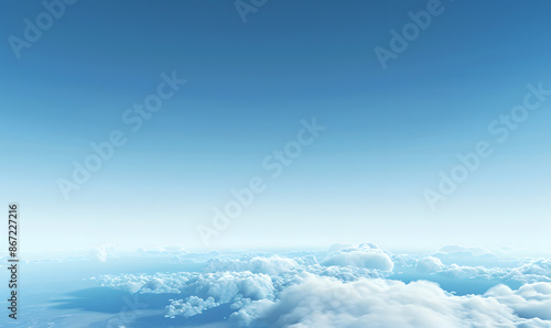 the vast sky and beautiful atmosphere