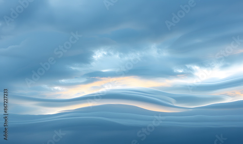 the vast sky and beautiful atmosphere