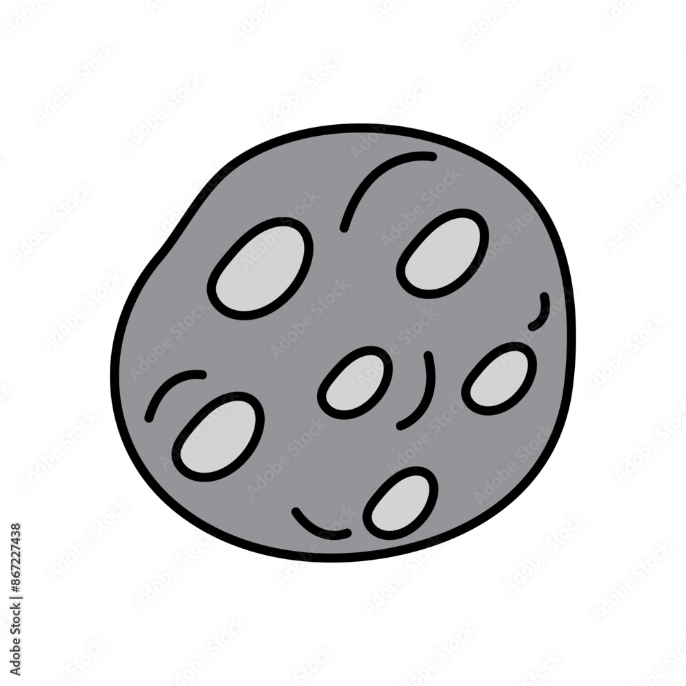 Obraz premium Asteroid Icon
