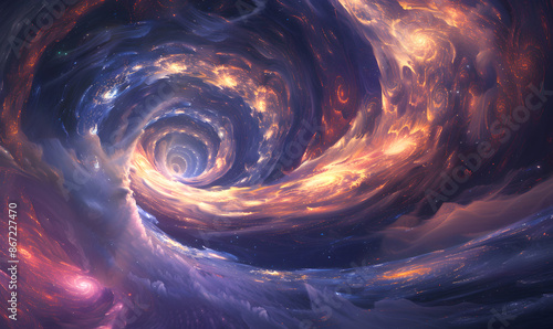 the vast sky and beautiful atmosphere