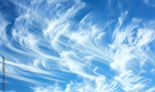 the vast sky and beautiful atmosphere