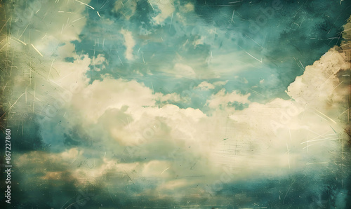 the vast sky and beautiful atmosphere