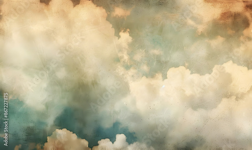 the vast sky and beautiful atmosphere