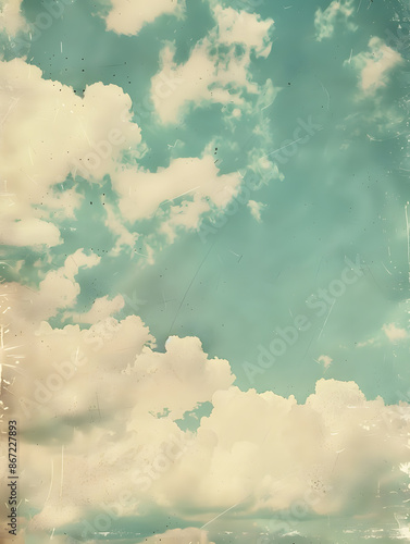 the vast sky and beautiful atmosphere