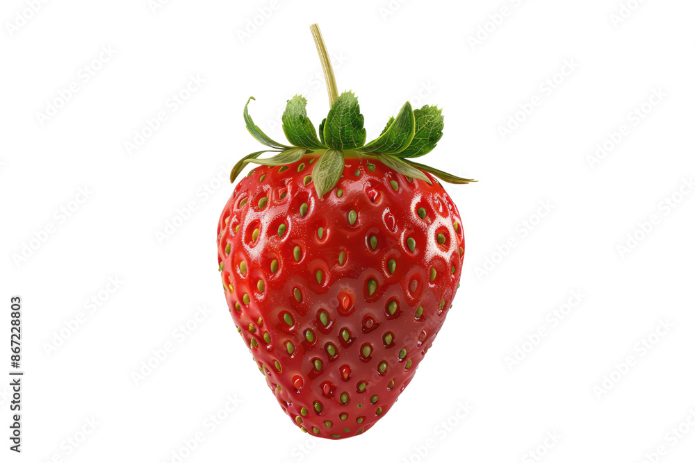 Strawberry elegance isolated on transparent background Strawberry elegance isolated on transparent background