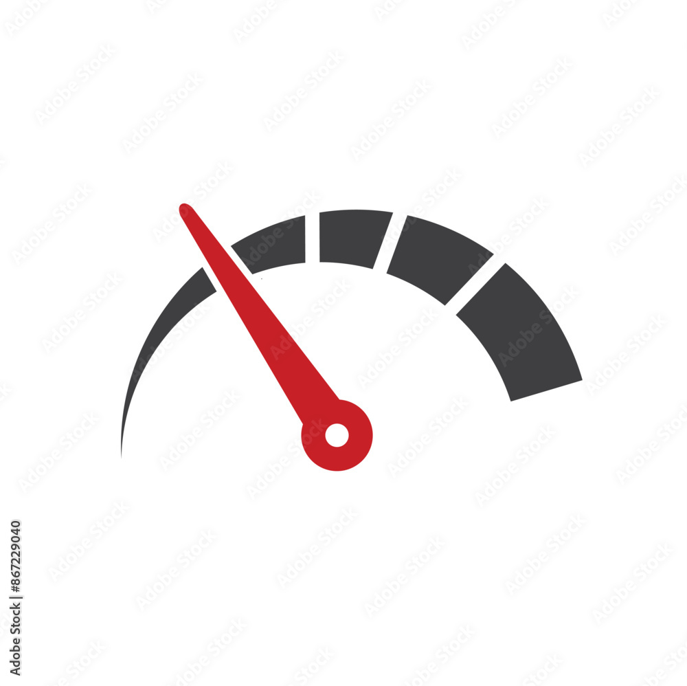 symbol of slow down, slow speed icon, vector art. symbol of slow down, slow speed icon, vector art.