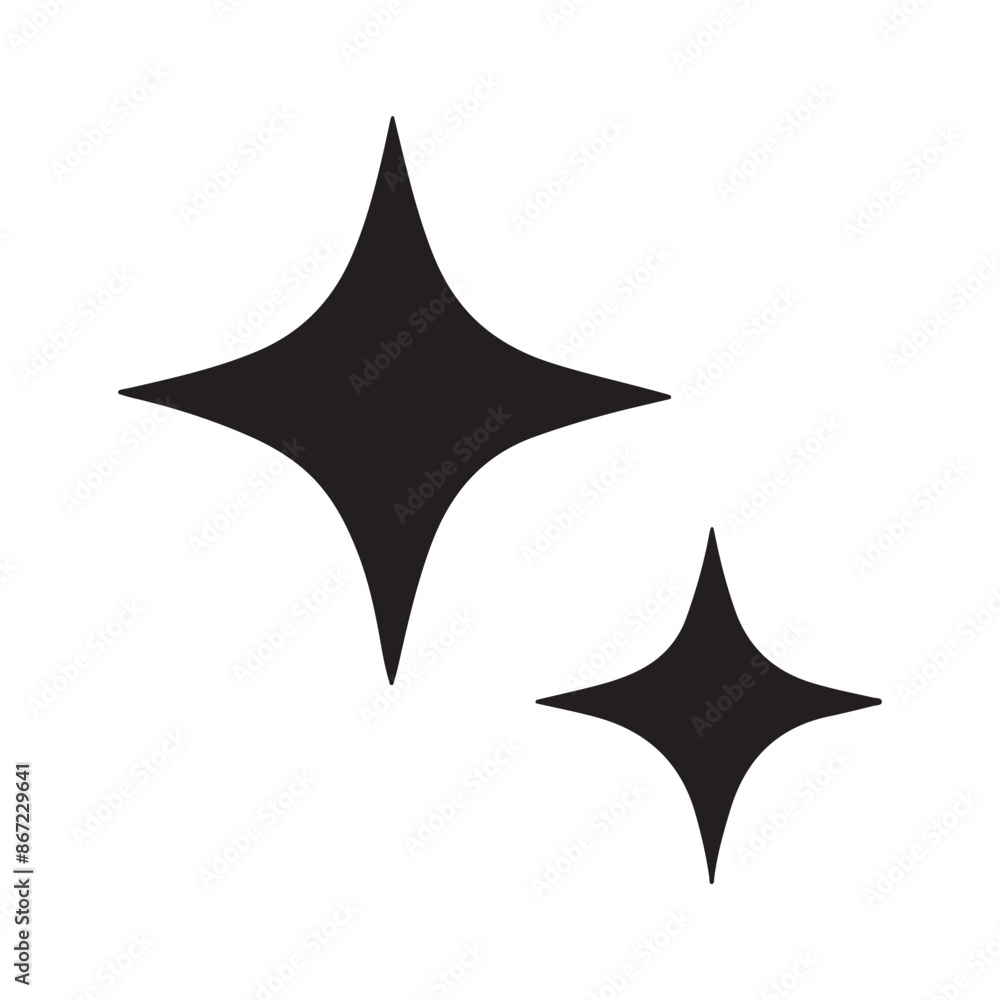 Christmas stars icon