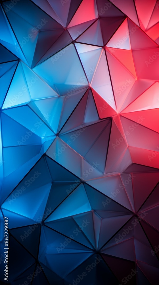 Obraz premium Geometric Shapes Material Structure Background - Generative AI